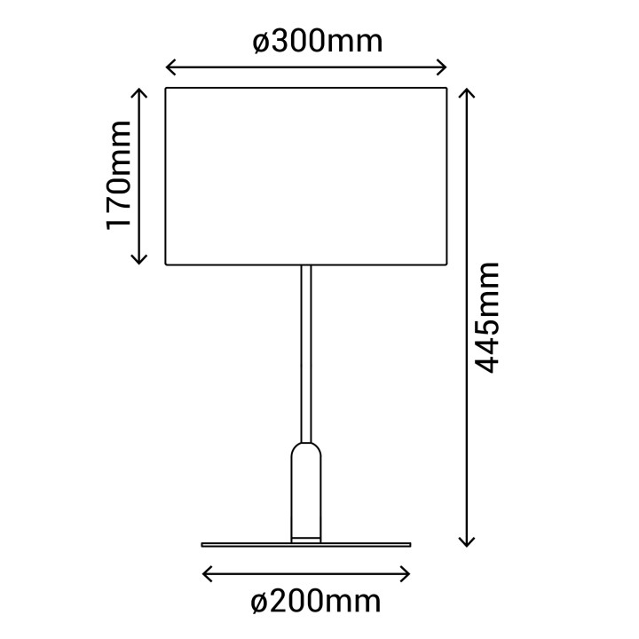 Sobremesa Basic Stylo de metal negro y pantalla negra - Sulion