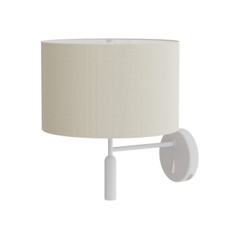 Aplique Basic Stylo de metal blanco y pantalla blanca  - Sulion