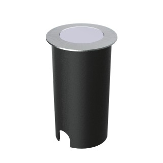 Empotrale pared INMA LED 2W redondo aluminio con IP65 | Sulion