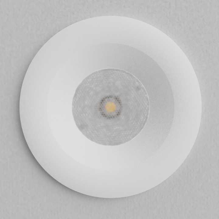 Empotrable DOTFIX LED 3W, 30mm fondo, blanco, 15° y 4000K| Sulion