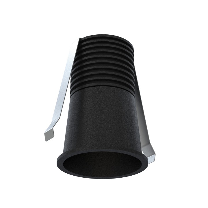 Empotrable DOTFIX LED 5W, 58mm fondo, negro, 15° y 2700K | Sulion