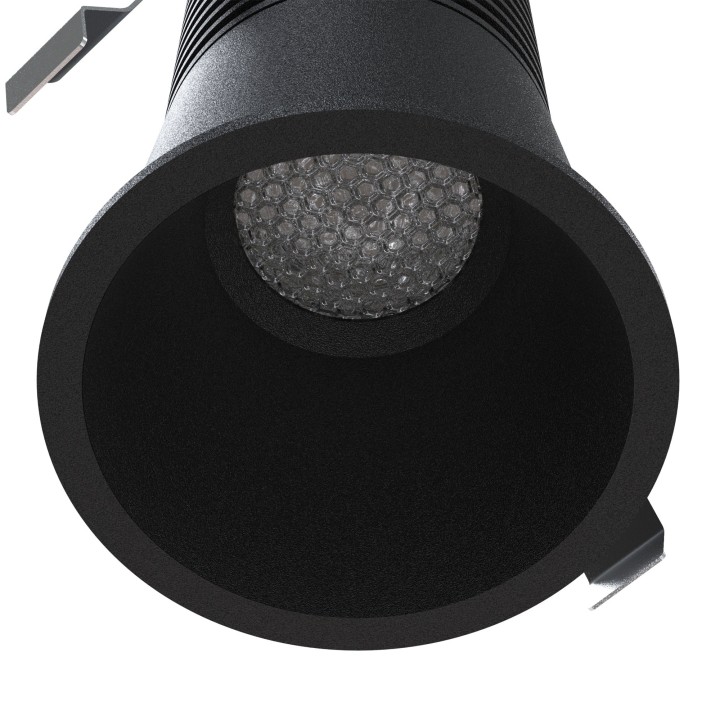 Empotrable DOTFIX LED 5W, 58mm fondo, negro, 45° y 4000K | Sulion