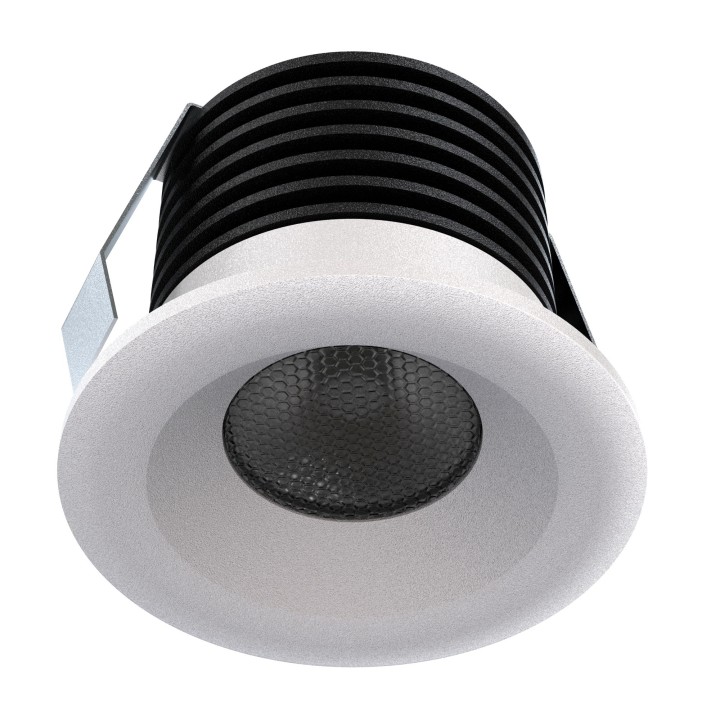 Empotrable DOTFIX LED 3W, 30mm fondo, blanco , 24° y 4000K| Sulion