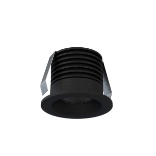 Empotrable DOTFIX LED 3W, 30mm fondo, negro, 24° y 4000K | Sulion