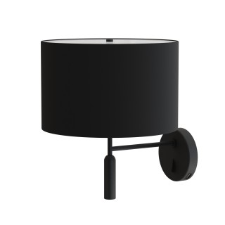 Aplique Basic Stylo de metal negro y pantalla negra  - Sulion