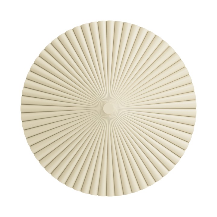 Aplique de pared Elena de yeso color beige 2700K  Ø50cm - Sulion
