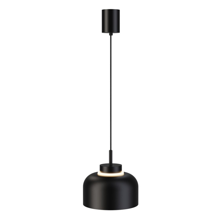Lámpara colgante Carmen negro/negro Ø25cm- Sulion