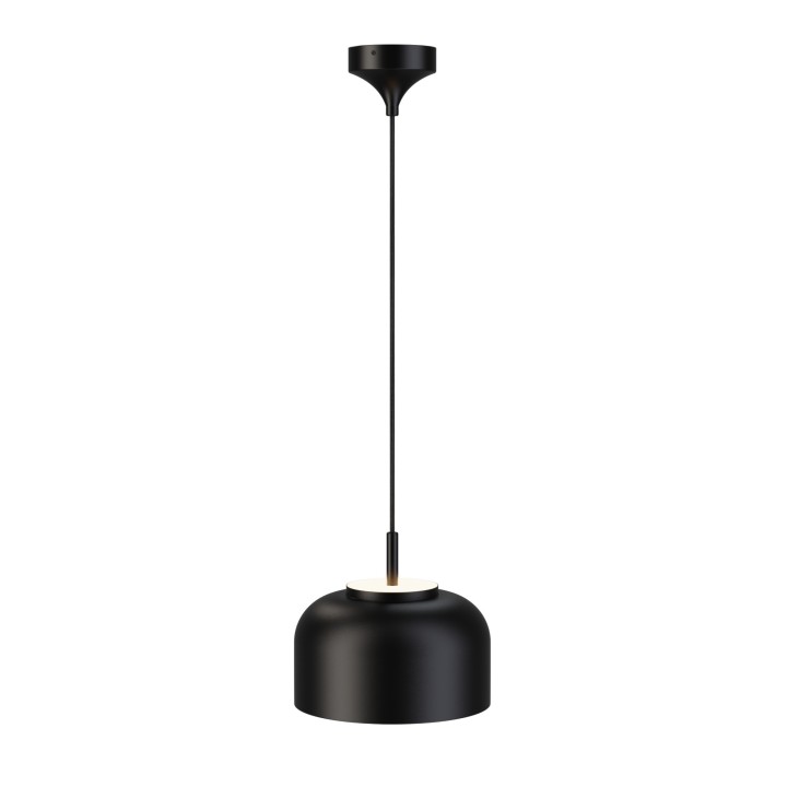 Lámpara colgante Valentina blanco/negro Ø25cm- Sulion