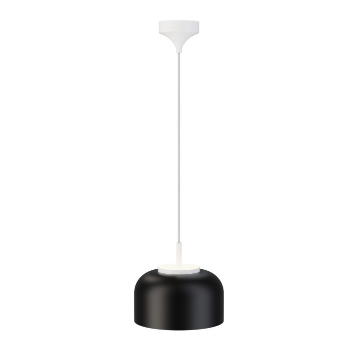 Lámpara colgante Valentina negro/negro Ø25cm- Sulion