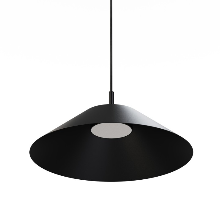 Lámpara colgante Valentina negro/negro Ø45cm- Sulion