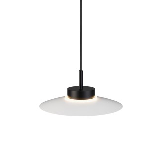 Lámpara colgante Carmen negro/blanco Ø30cm- Sulion