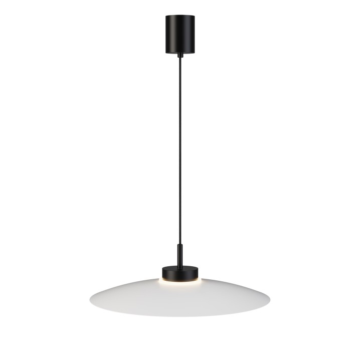 Lámpara colgante Carmen negro/blanco Ø50cm- Sulion