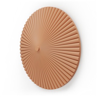 Aplique de pared Elena de yeso color arcilla 2700K  Ø50cm - Sulion
