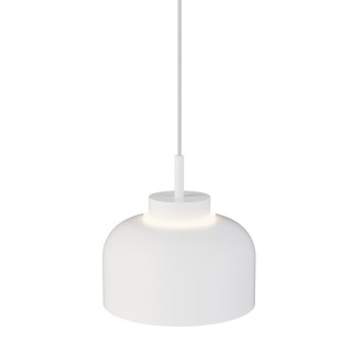 Lámpara colgante Carmen blanco/blanco Ø25cm- Sulion