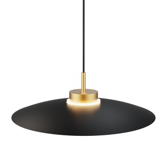 Lámpara colgante Carmen latón/negro Ø50cm- Sulion