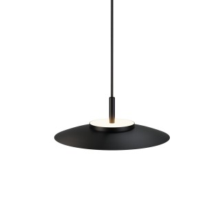 Lámpara colgante Valentina negro/negro Ø30cm- Sulion