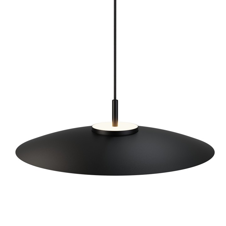Lámpara colgante Valentina negro/negro Ø50cm- Sulion