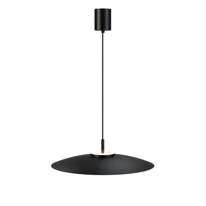 Lámpara colgante Valentina negro/negro Ø50cm- Sulion