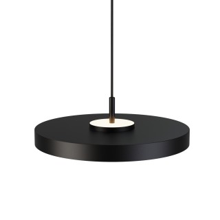 Lámpara colgante Valentina negro/negro Ø40cm- Sulion