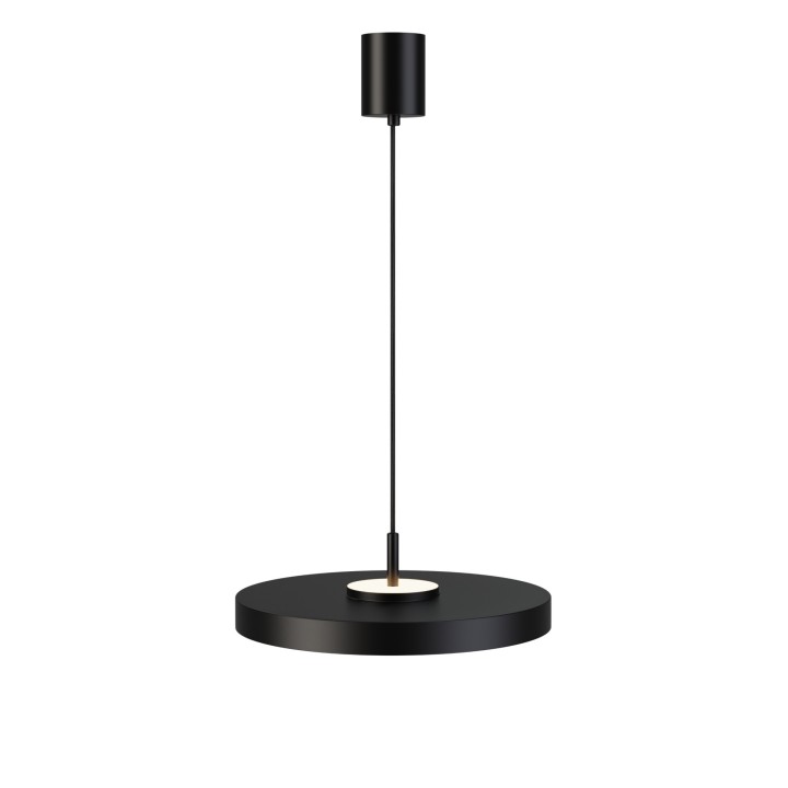 Lámpara colgante Valentina negro/negro Ø40cm- Sulion