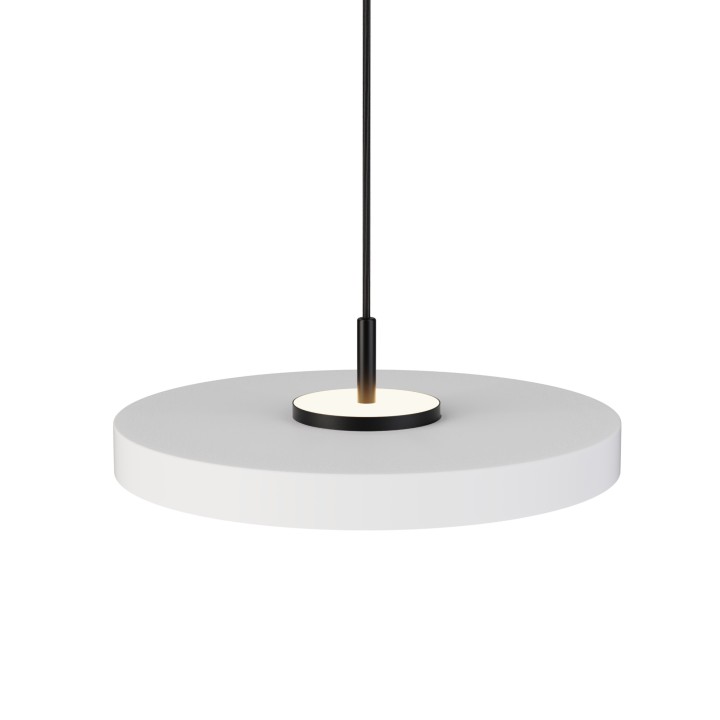 Lámpara colgante Valentina negro/blanco Ø40cm- Sulion