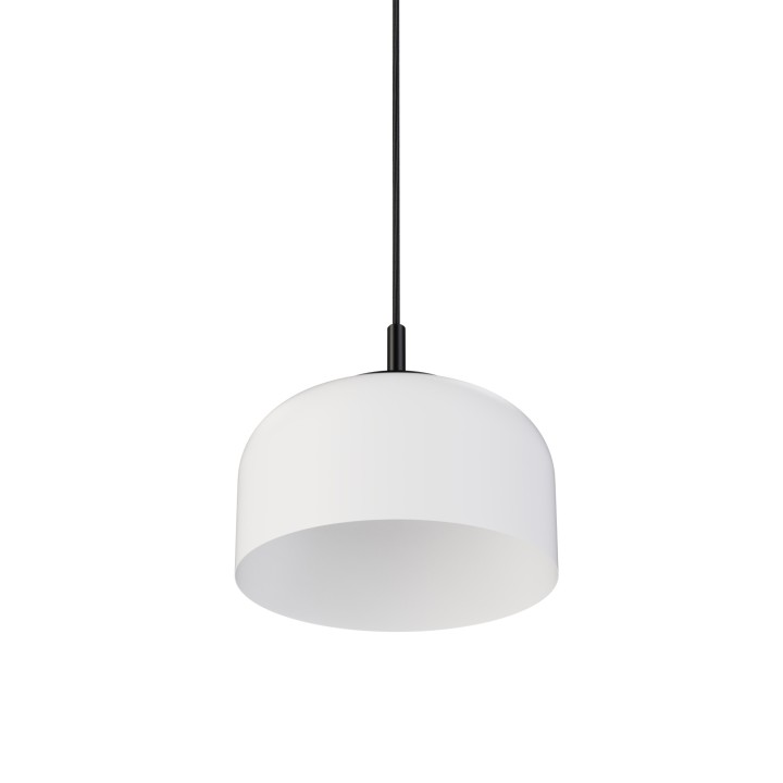 Lámpara colgante Valentina negro/blanco Ø25cm- Sulion
