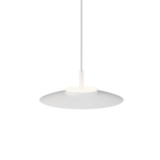 Lámpara colgante Valentina blanco/blanco Ø30cm- Sulion