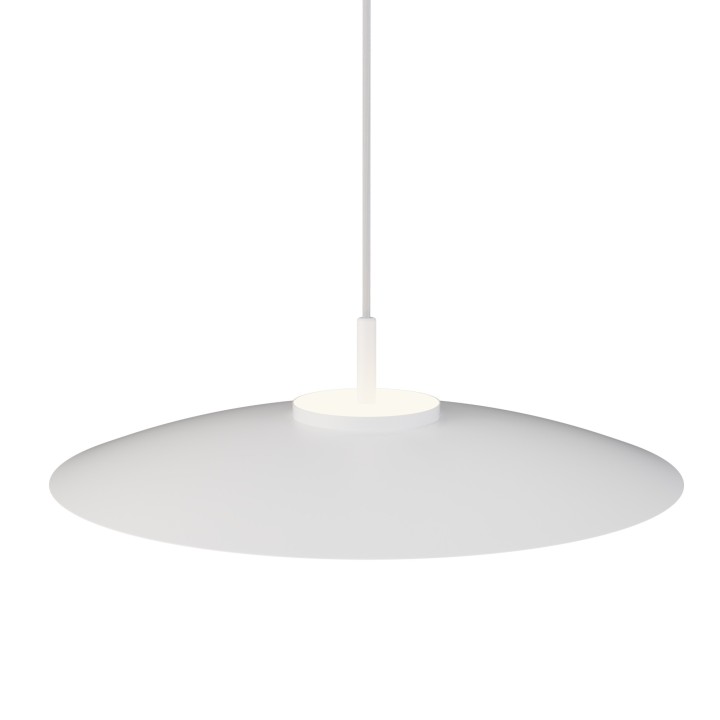 Lámpara colgante Valentina blanco/blanco Ø50cm- Sulion