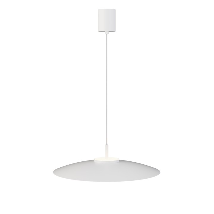 Lámpara colgante Valentina blanco/blanco Ø50cm- Sulion