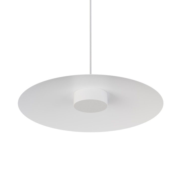 Lámpara colgante Valentina blanco/blanco Ø50cm- Sulion