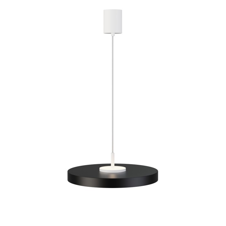 Lámpara colgante Valentina blanco/negro Ø40cm- Sulion