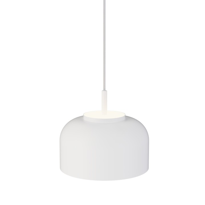 Lámpara colgante Valentina blanco/blanco Ø25cm- Sulion