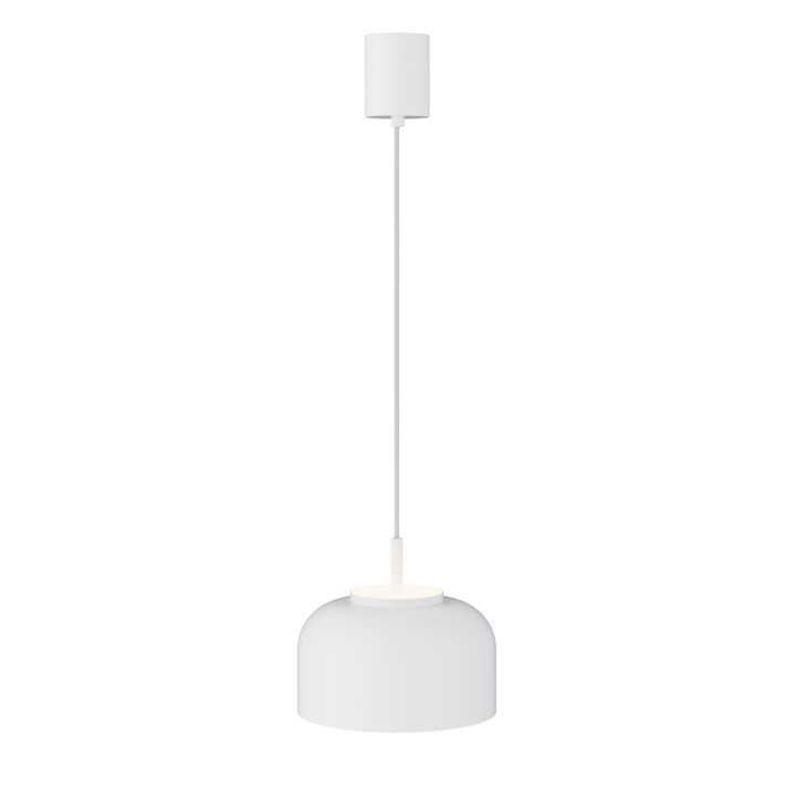 Lámpara colgante Valentina blanco/blanco Ø25cm- Sulion