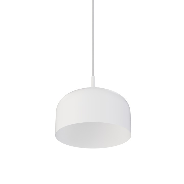 Lámpara colgante Valentina blanco/blanco Ø25cm- Sulion