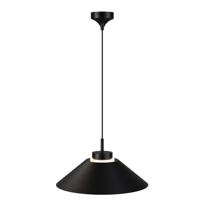 Lámpara colgante Carmen negro/negro Ø45cm- Sulion