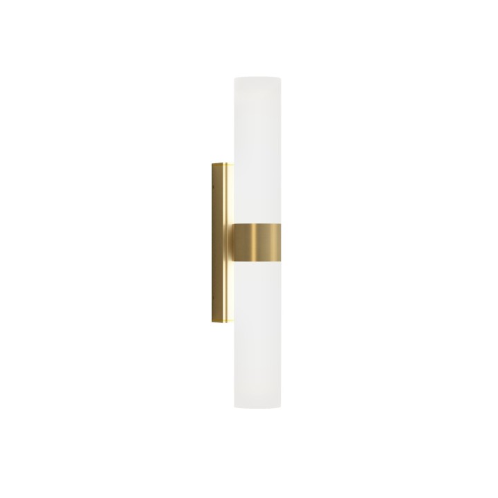 Aplique Iluminaespejo LED Egeo latón IP44 para baño - Sulion