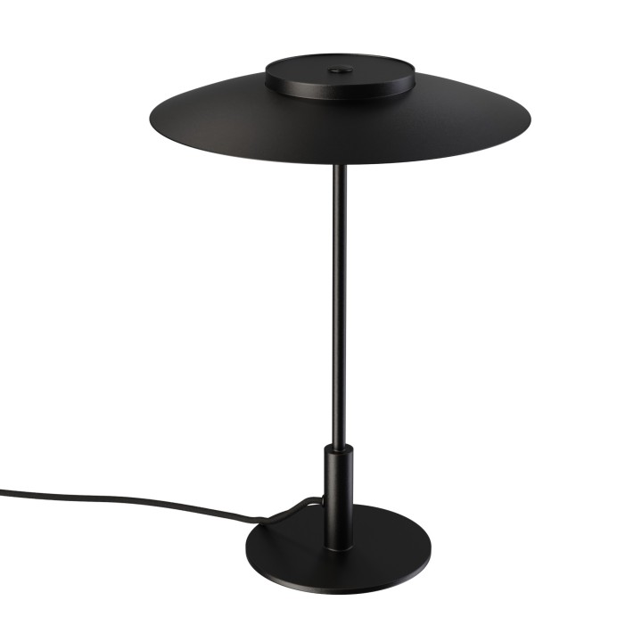 Lámpara sobremesa Valentina negro/negro Ø30cm- Sulion