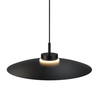Lámpara colgante Carmen negro/negro Ø50cm- Sulion