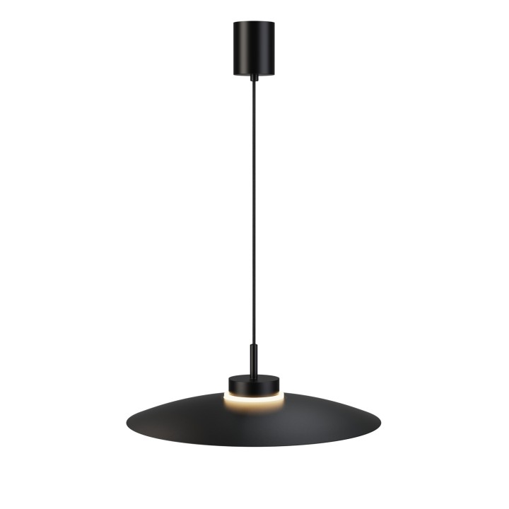 Lámpara colgante Carmen negro/negro Ø50cm- Sulion