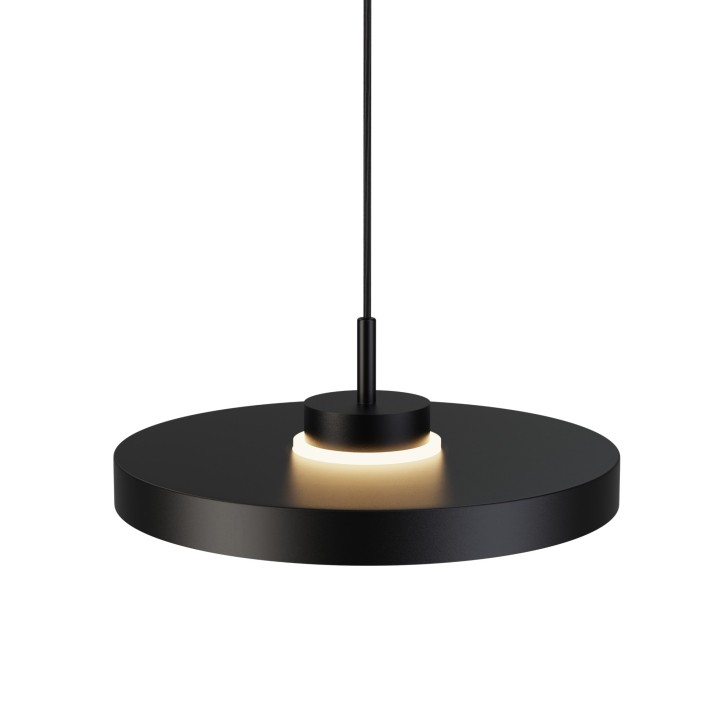 Lámpara colgante Carmen negro/negro Ø40cm- Sulion