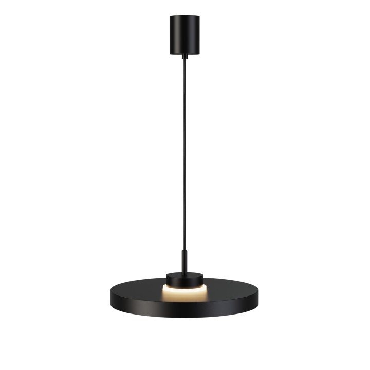 Lámpara colgante Carmen negro/negro Ø40cm- Sulion