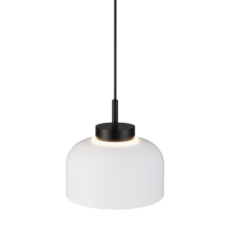 Lámpara colgante Carmen negro/blanco Ø25cm- Sulion
