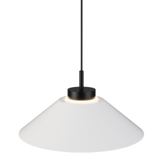 Lámpara colgante Carmen negro/blanco Ø45cm- Sulion