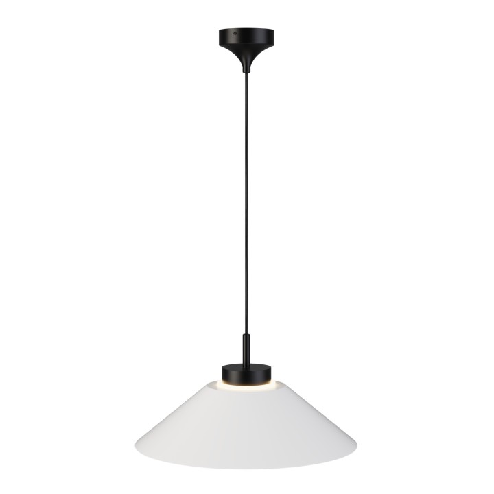 Lámpara colgante Carmen negro/blanco Ø45cm- Sulion