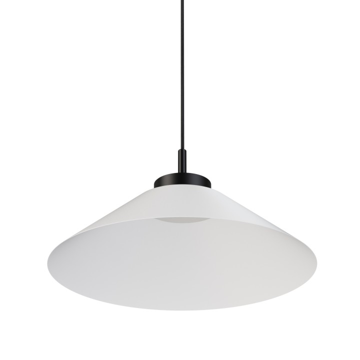 Lámpara colgante Carmen negro/blanco Ø45cm- Sulion