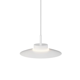 Lámpara colgante Carmen blanco/blanco Ø30cm- Sulion