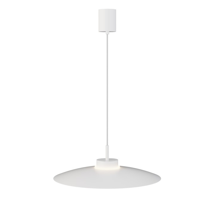 Lámpara colgante Carmen blanco/blanco Ø50cm- Sulion