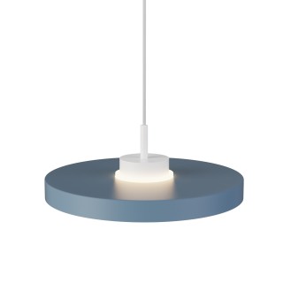 Lámpara colgante Carmen blanco/azul Ø40cm- Sulion