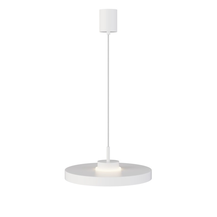Lámpara colgante Carmen blanco/blanco Ø40cm- Sulion