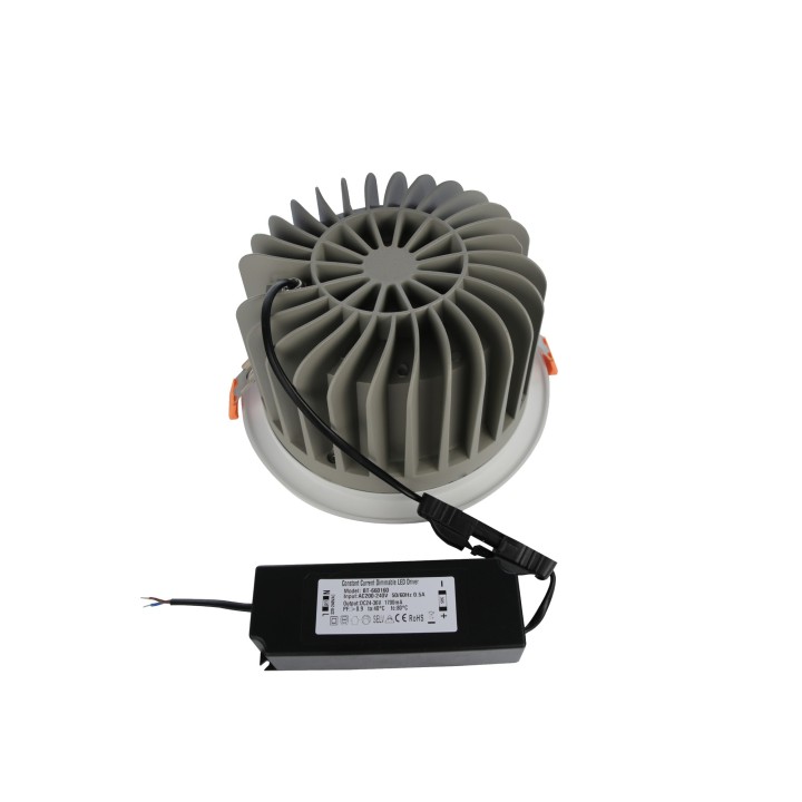 Empotrable THOR LED 20W con UGR19 en blanco mate | Sulion